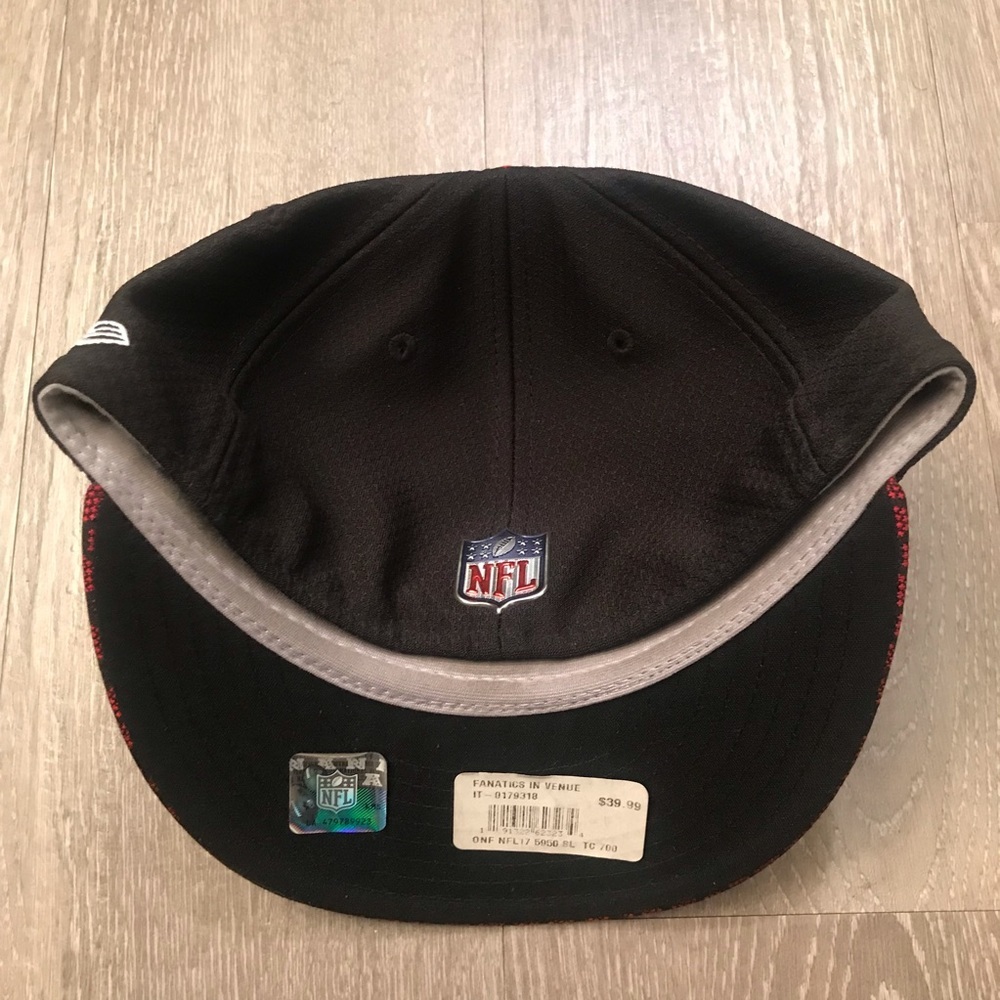 Atlanta Falcons 2017 New Era Sideline Official 59FIFTY Fitted Hat Adult Size 7 - Picture 4 of 7